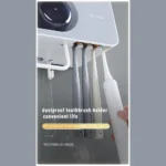 ECOCO-Porte-serviettes pour brosse à dents - Noir