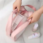 Mode-tunisie-Trousse-de-maquillage-étanche-transparente