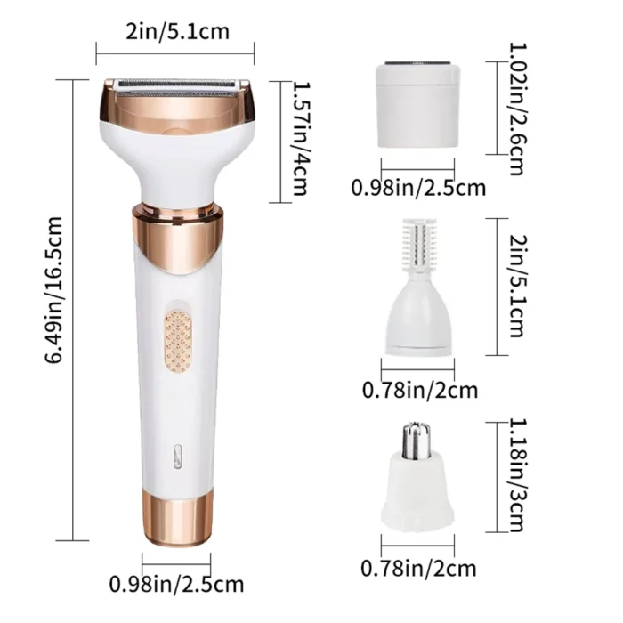 beauté et bien être Épilateur et tondeuse multifonction 4 en 1