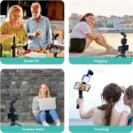 Kit de Trépied de Création Vidéo avec Micro AY-49