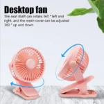 Mini-ventilateur-de-bureau-à-clipser-Rechargeable-USB