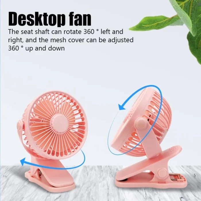 Mini-ventilateur-de-bureau-à-clipser-Rechargeable-USB