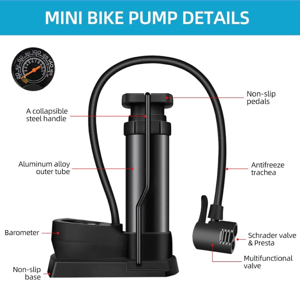 Accessoires-auto-tunisie-Mini-Pompe-portable