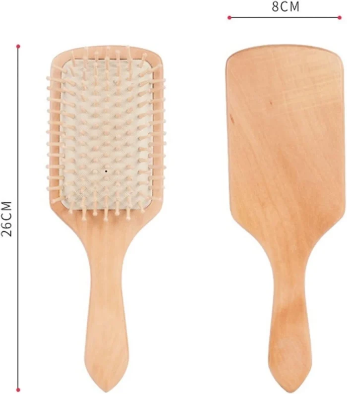 Brosse cheveux Pneumatique en Bois