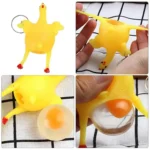 Poule pondeuse porte-clés