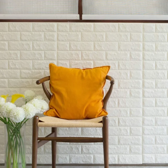 Panneaux anti humidité décoratif 3D Lot 10 Blanc