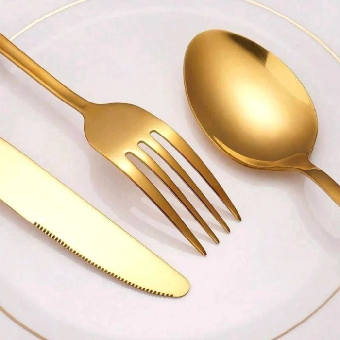 Service de Table Doré