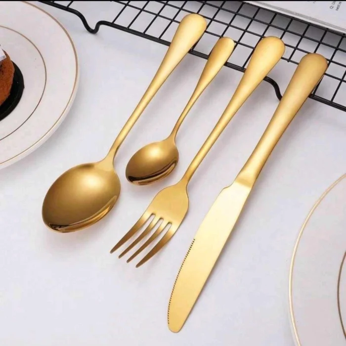 Service de Table Doré