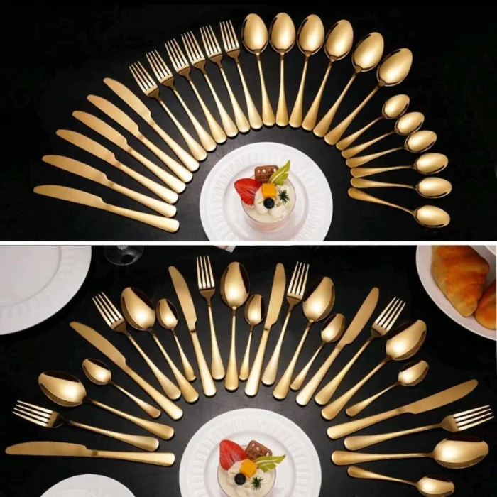Service de Table Doré