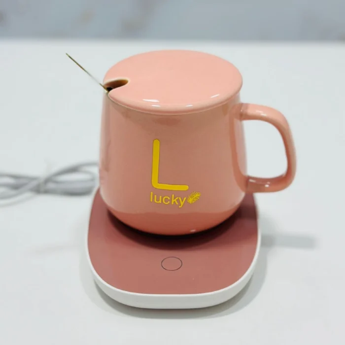 Lucky Smart Chauffe tasse a cafe avec tasse13