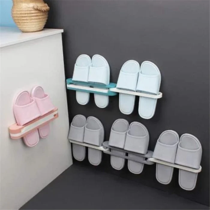 Porte Pantoufles Pliant 3 en 1