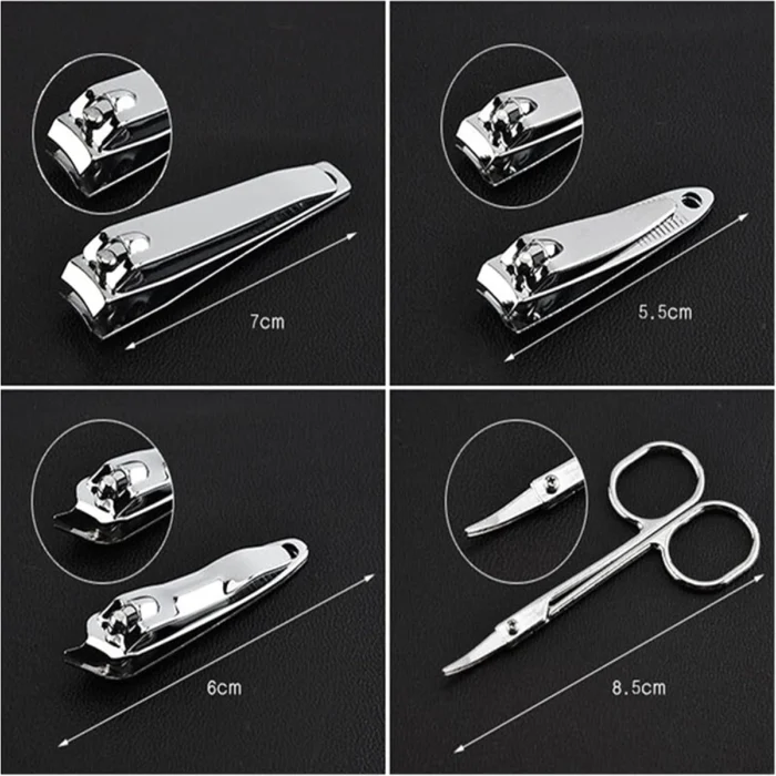 Lot 9 Coupe-Ongles multifonction en Acier Inoxydable