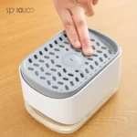 Distributeur de savon avec support pour éponge