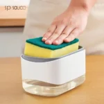 Distributeur de savon avec support pour éponge
