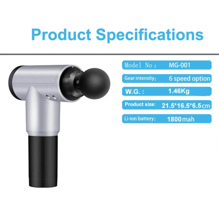 Pistolet de Massage Fascial Gun