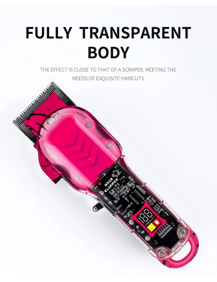 Tondeuse Professionnelle Transparente LCD