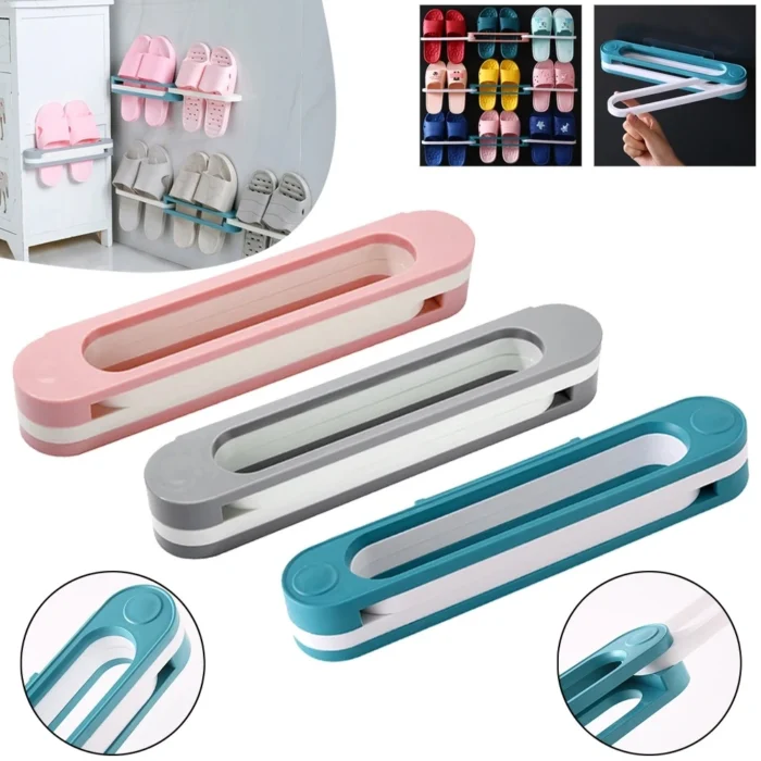 Porte Pantoufles Pliant 3 en 1