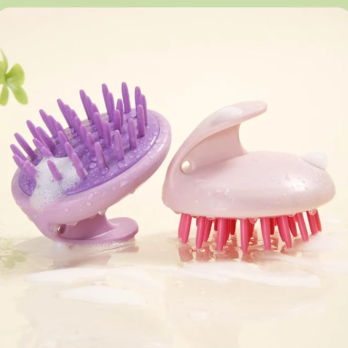 Brosse de Massage Cheveux en Silicone