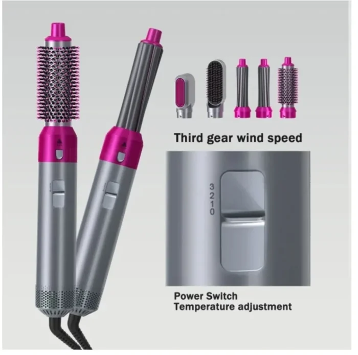Brosse sèche-cheveux 5 en 1