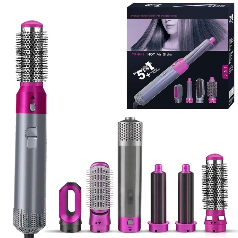 Brosse sèche-cheveux 5 en 1