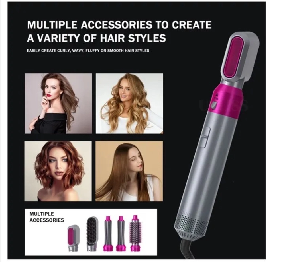 Brosse sèche-cheveux 5 en 1