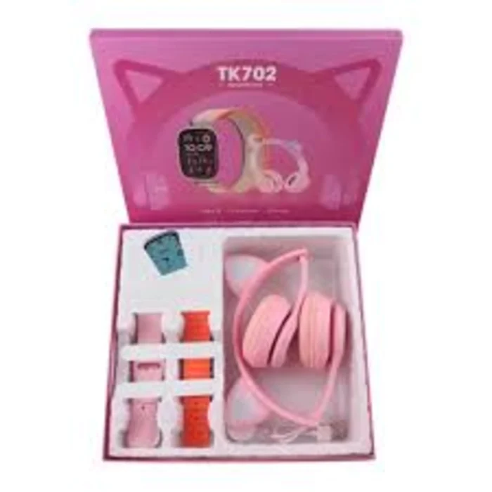 Coffret TK702 ULTRA 2 – Montre Connectée & Casque Bluetooth