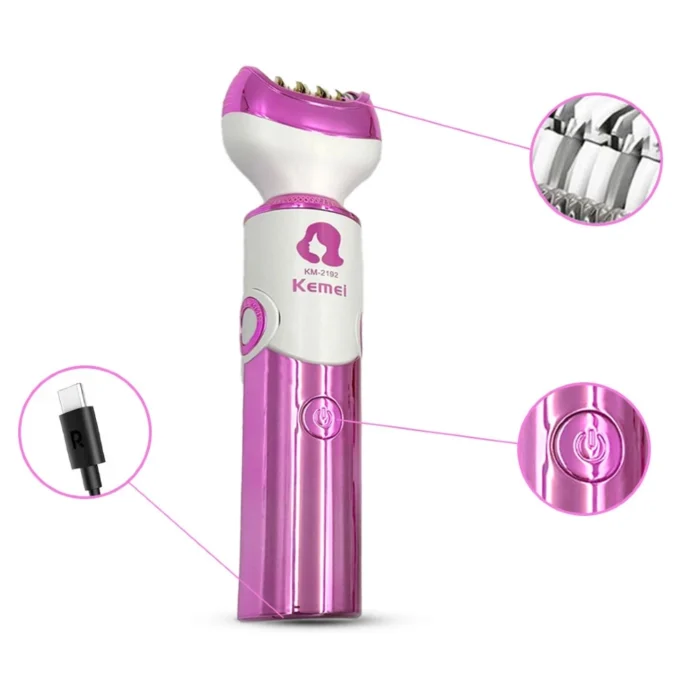 Épilateur électrique 6en1 Kemei