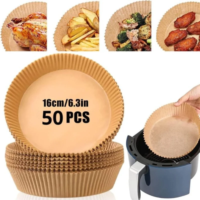 Papier Cuisson Air Fryer 50 Pièces