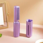 Peigne Chauffant Sans Fil 2 en 1