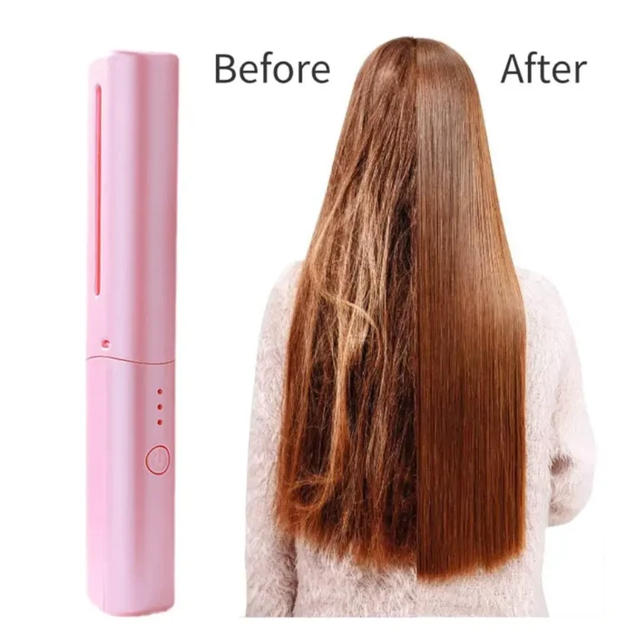Peigne Chauffant Sans Fil 2 en 1