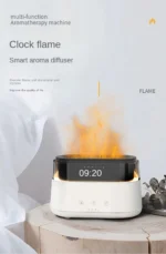 Diffuseur Aroma à Effet Flamme avec Horloge