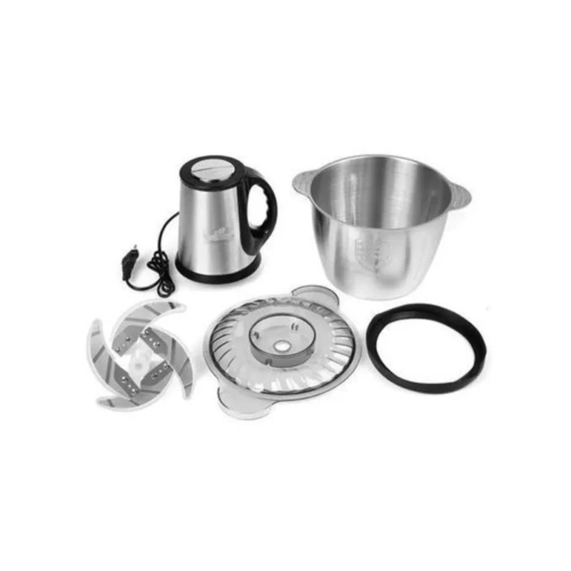 Hachoir Électrique 850W 2L Inox Noir