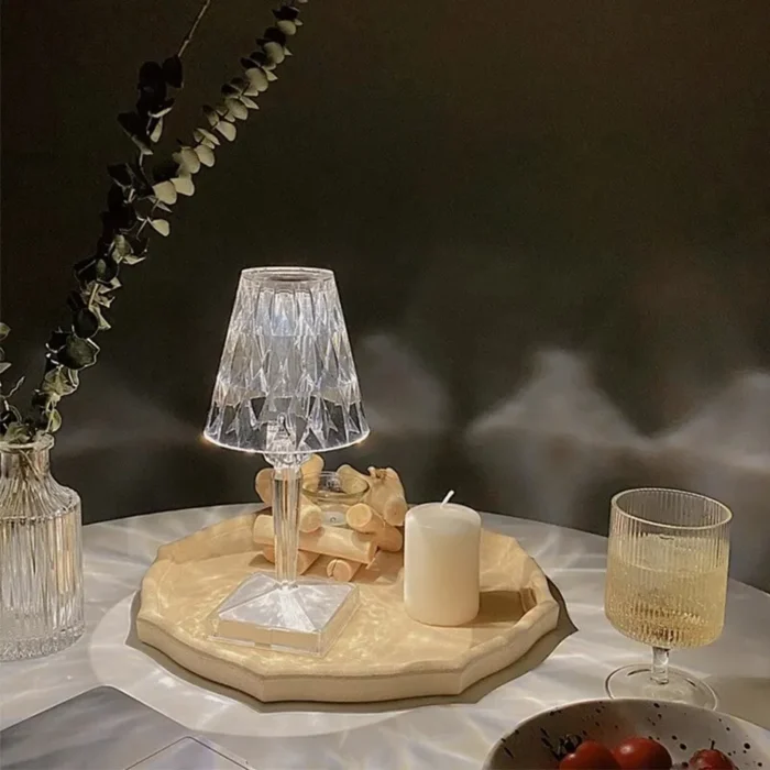 Lampe LED Cristal Tactile