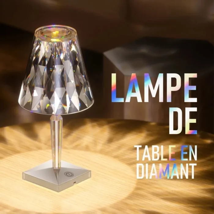 Lampe LED Cristal Tactile