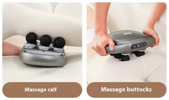 Pistolet de Massage à 6 Têtes