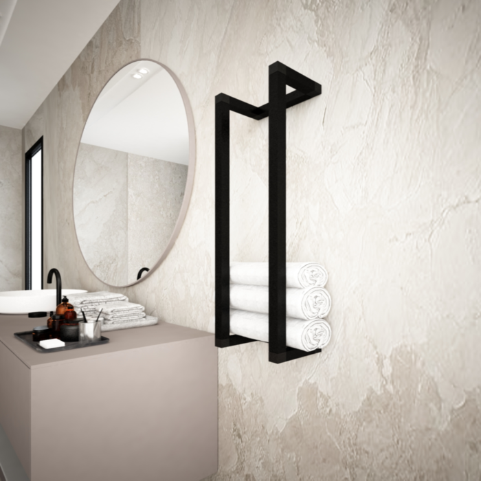 Porte-Serviettes Mural en Aluminium