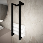 Porte-Serviettes Mural en Aluminium