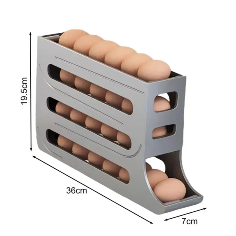 Porte-œufs À 4 Niveaux Pour Réfrigérateur