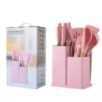 Set d’Ustensiles de Cuisine en Silicone – 19 Pièces