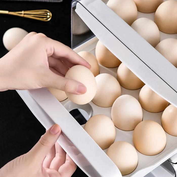 Boîte de Rangement Oeufs 2 Étages