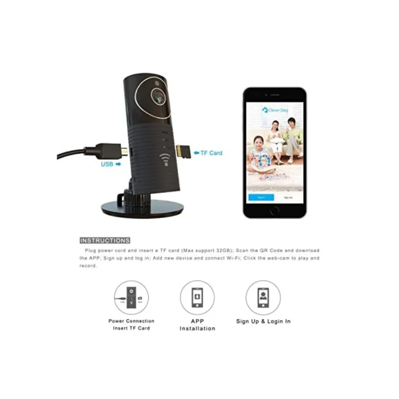 Caméra de Surveillance Wifi 720P HD