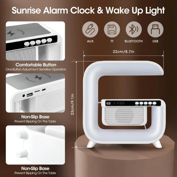 Lampe LED avec Haut-parleur Sans Fil G3