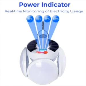 Lampe Solaire Portable Extérieure Pliable