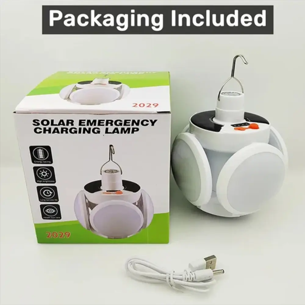 Lampe Solaire Portable Extérieure Pliable