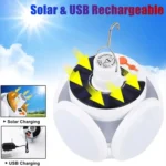 Lampe Solaire Portable Extérieure Pliable