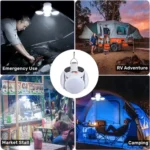 Lampe Solaire Portable Extérieure Pliable