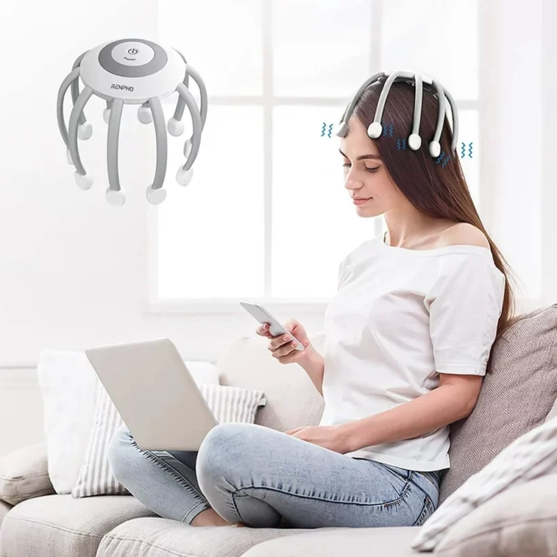 Massageur de Tête Électrique Rechargeable