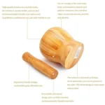 Mortier et Pilon en Bambou 11x11 cm