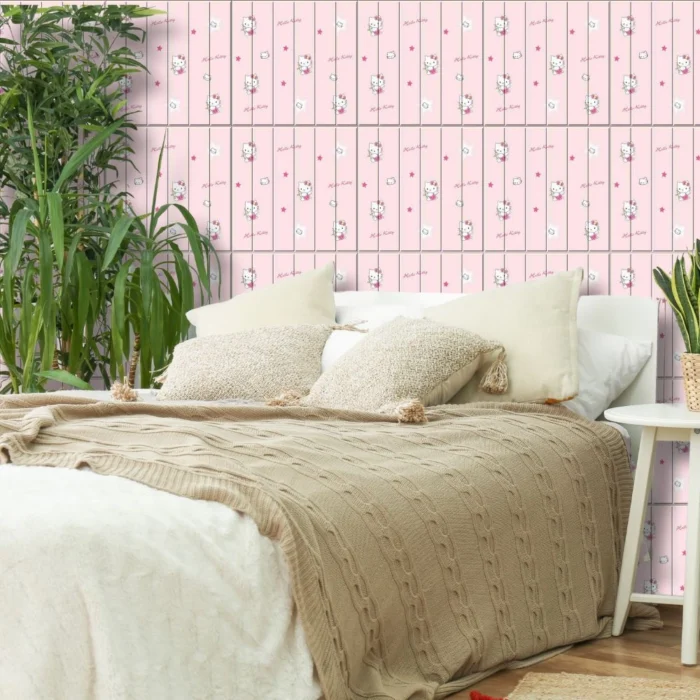 Panneaux Muraux Adhésifs Hello Kitty