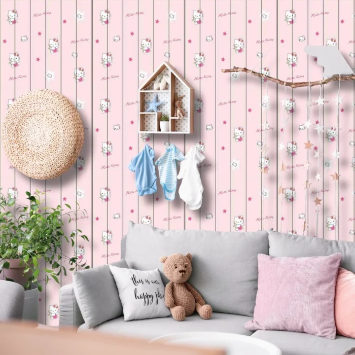 Panneaux Muraux Adhésifs Hello Kitty